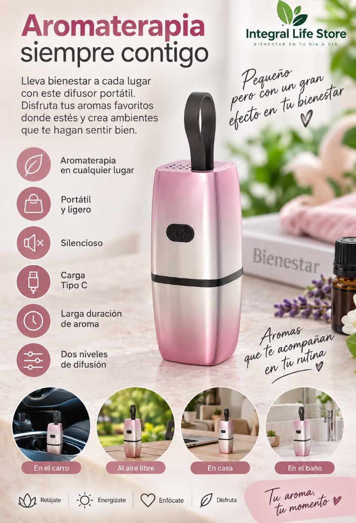 Aura Pocket – Difusor Portátil de Aromaterapia