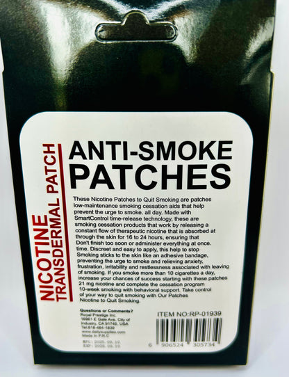 Parches Antitabaco