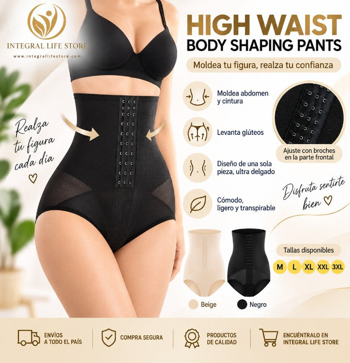 FAJA MOLDEADORA DE CINTURA ALTA – HIGH WAIST BODY SHAPING PANTS