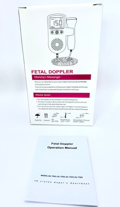 Monitor Doppler Fetal Portátil Con Pantalla Digital Para Bebé