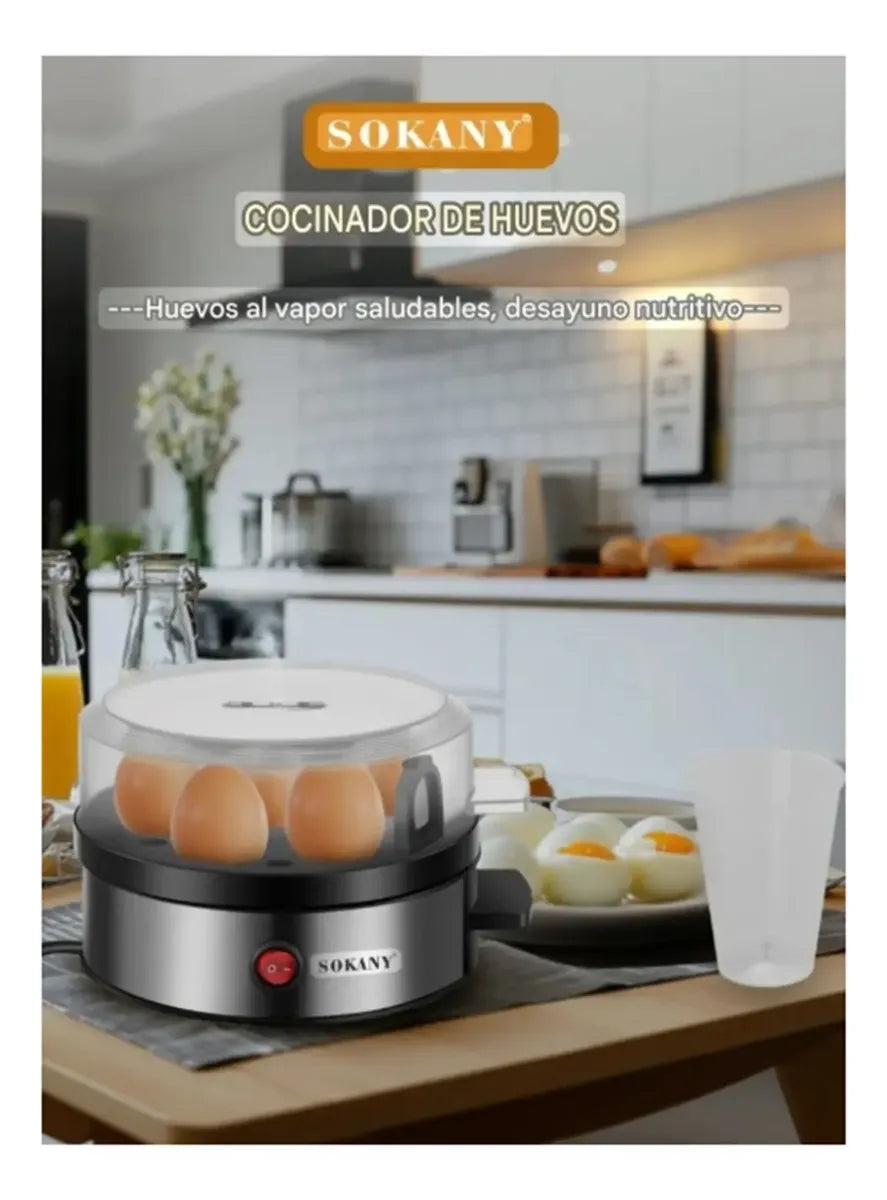 Hervidor De Huevos Eléctrico 7 Puestos Apagado Automático