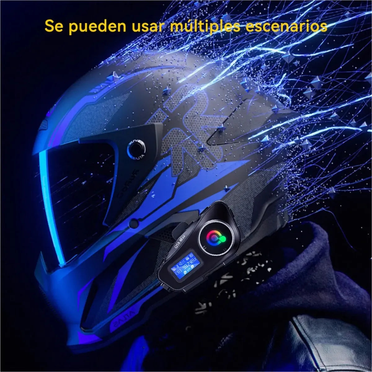 MotoMedia Link Pro: Tu intercomunicador inteligente con pantalla LCD y Uudio Mezclado