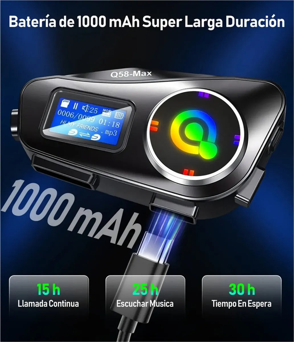 MotoMedia Link Pro: Tu intercomunicador inteligente con pantalla LCD y Uudio Mezclado