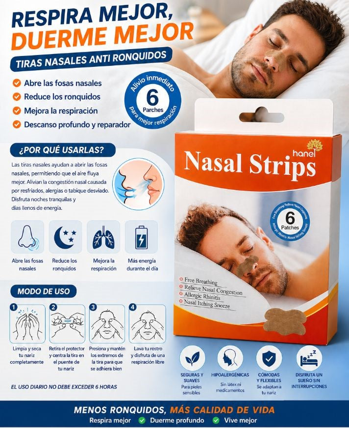 Parches Nasales Strips