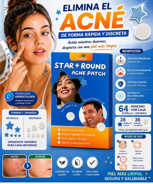Parche hidrocoloide para Acne