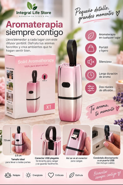 Aura Pocket – Difusor Portátil de Aromaterapia