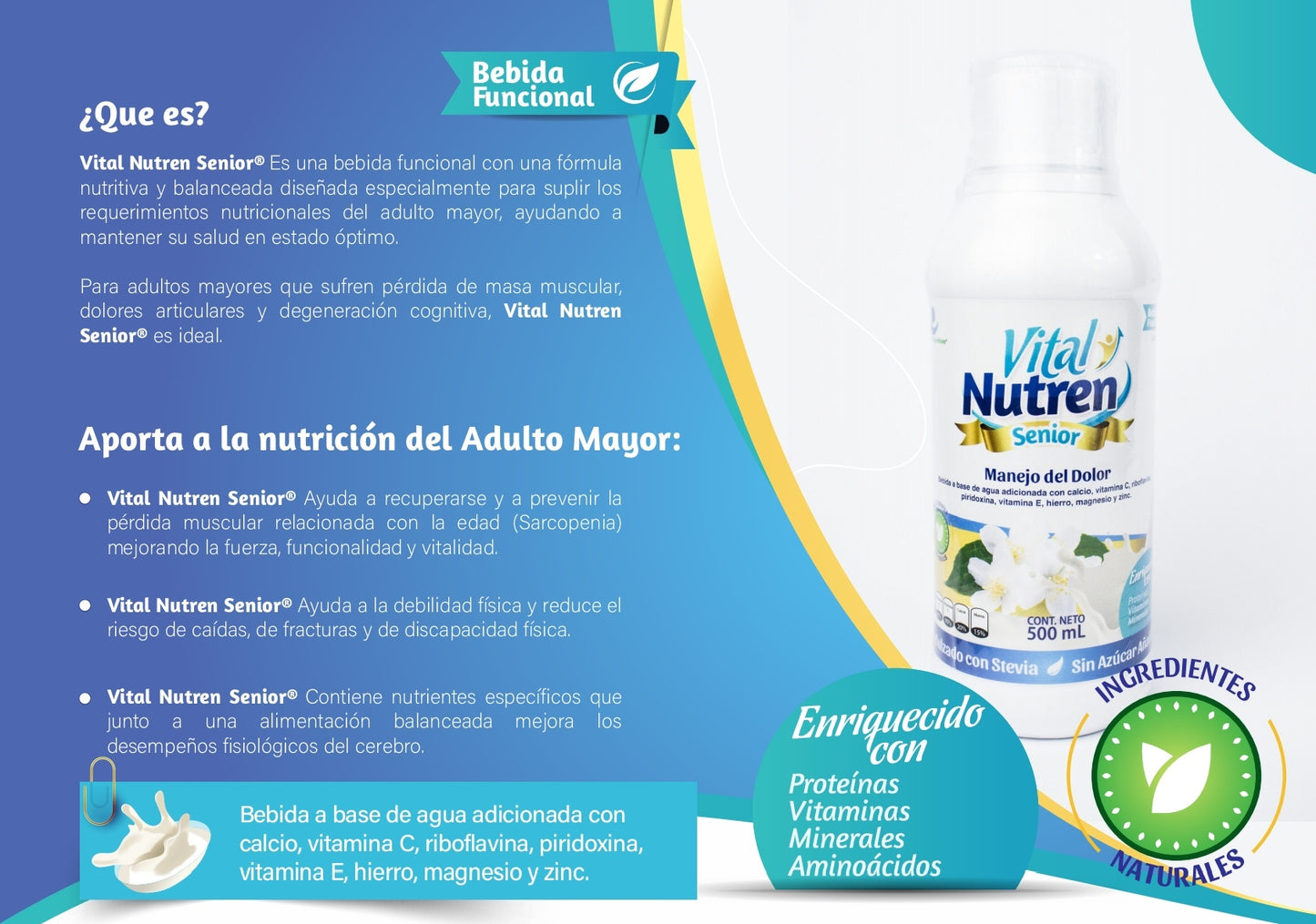 Bebida Funcional -Adulto Mayor-Vital Nutren® Senior