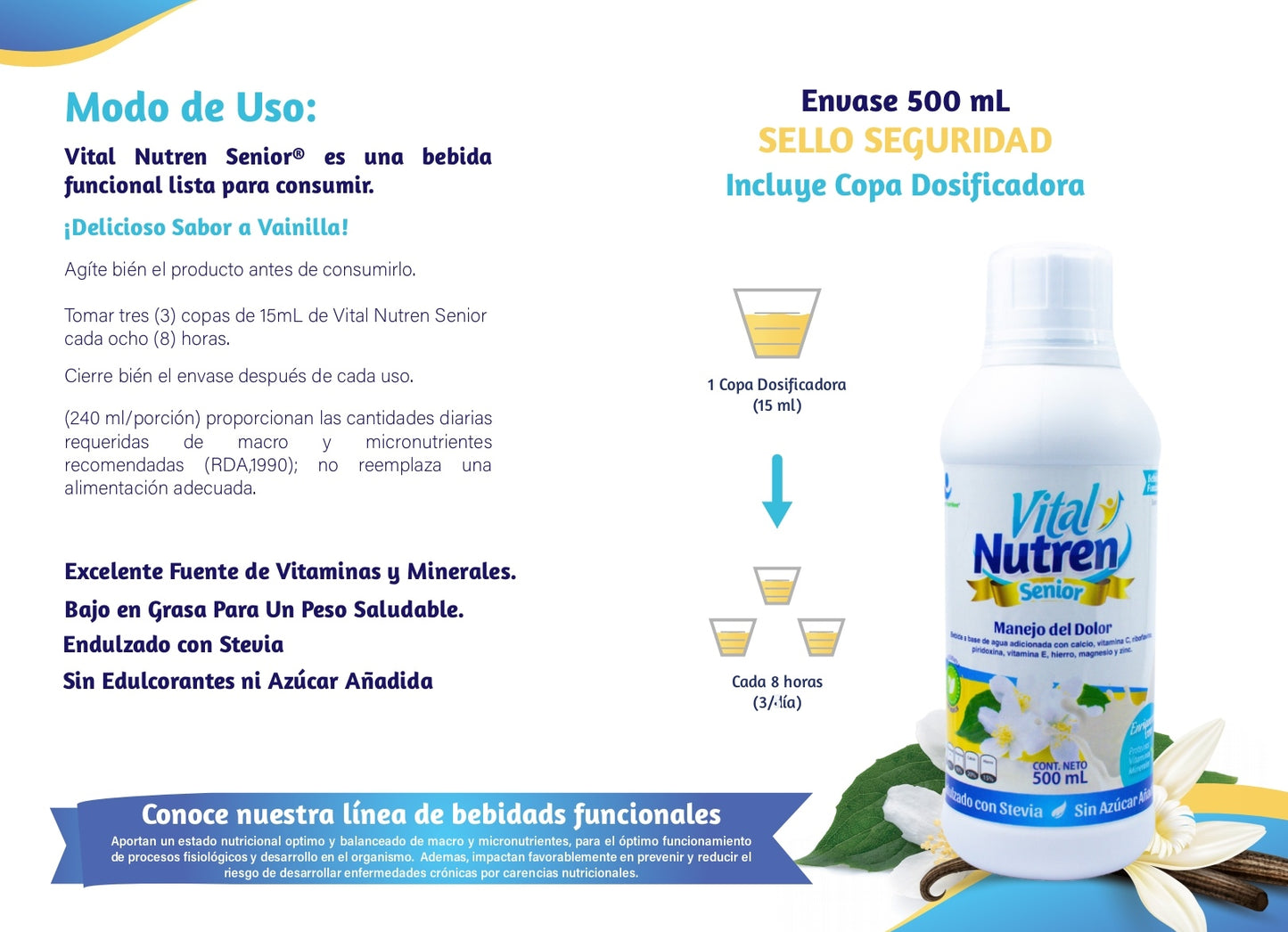 Bebida Funcional -Adulto Mayor-Vital Nutren® Senior