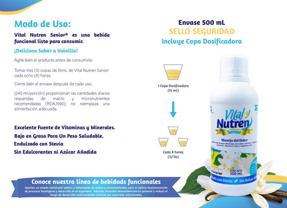 Bebida Funcional -Adulto Mayor-Vital Nutren® Senior