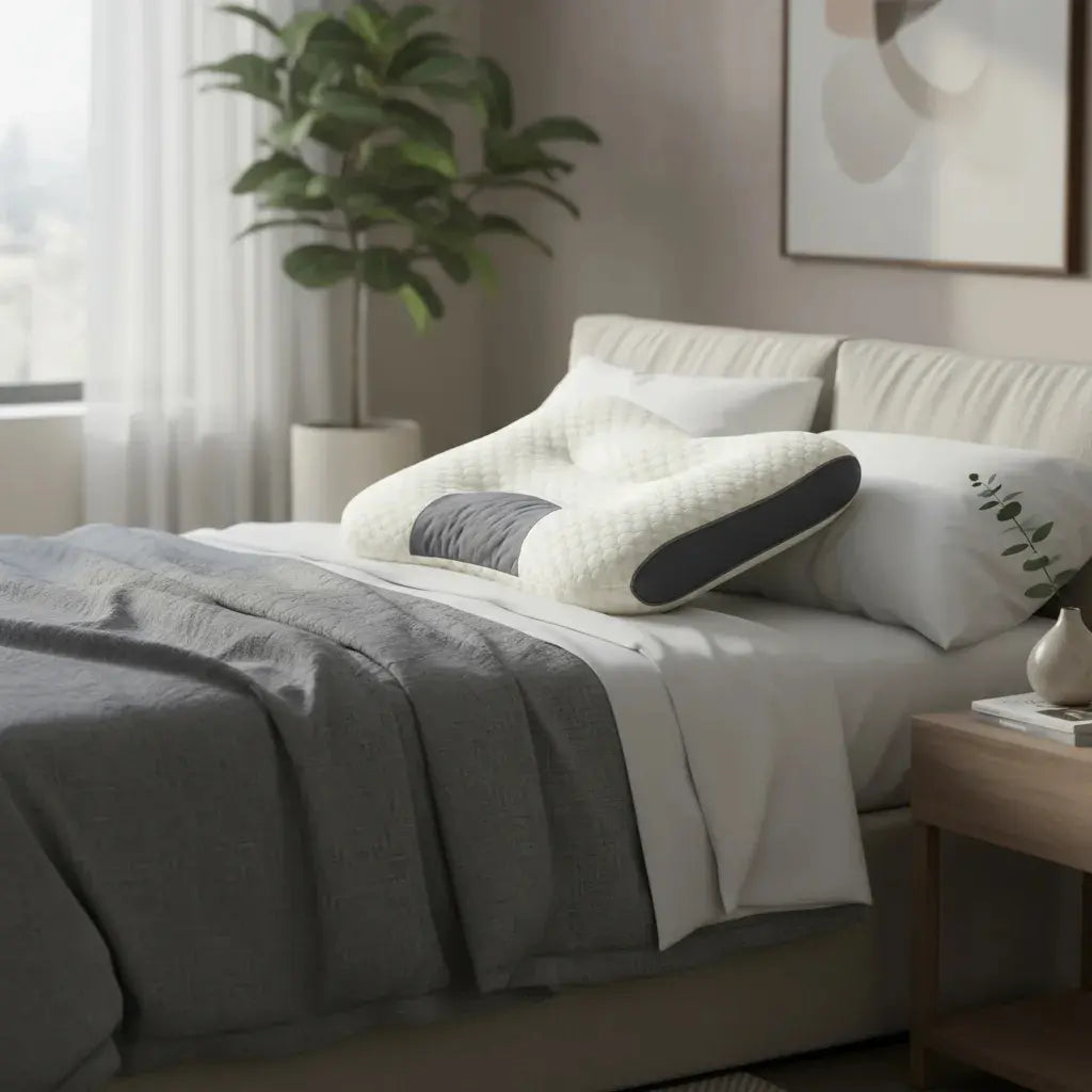 Almohada ergonómica ortopédica cervical antirronquidos