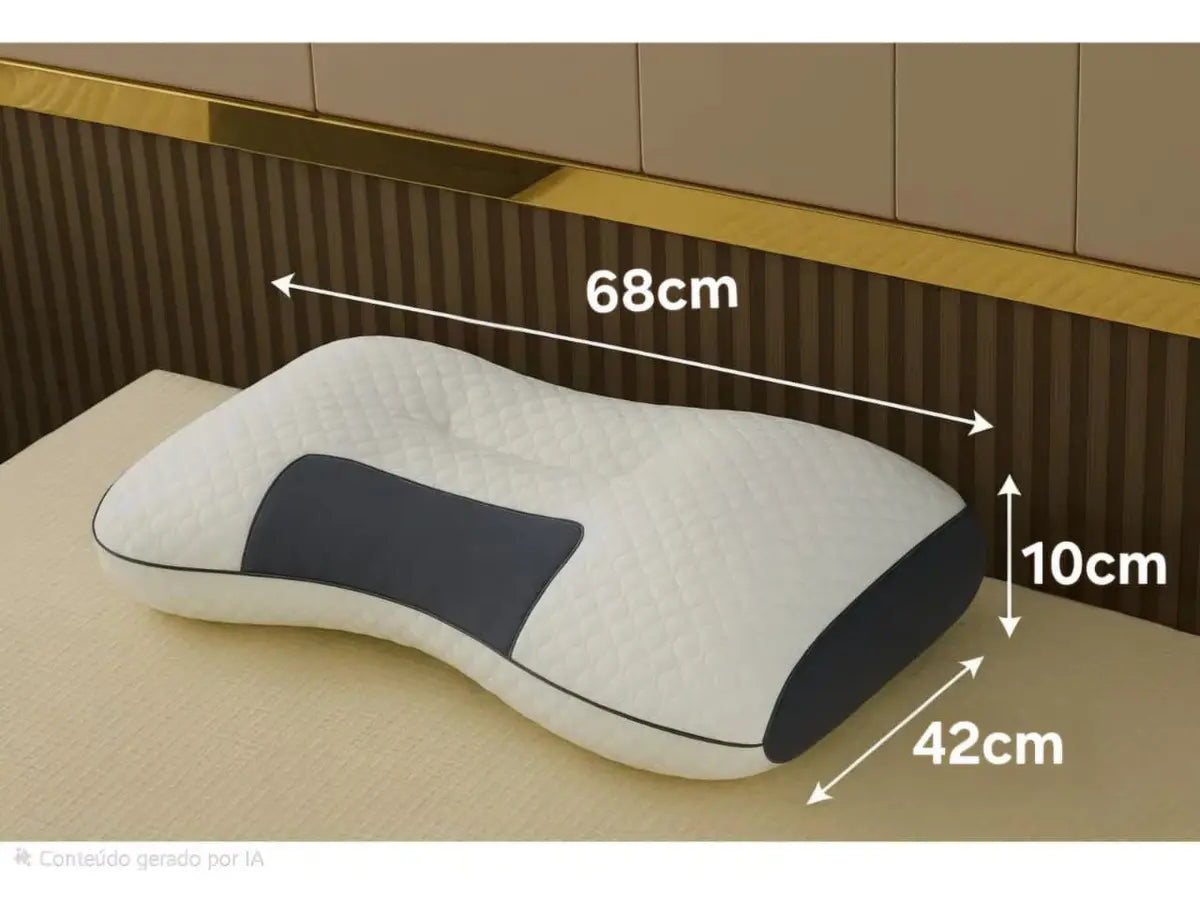 Almohada ergonómica ortopédica cervical antirronquidos