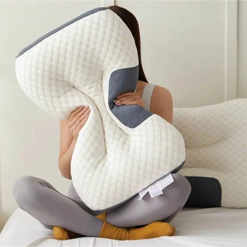 Almohada ergonómica ortopédica cervical antirronquidos