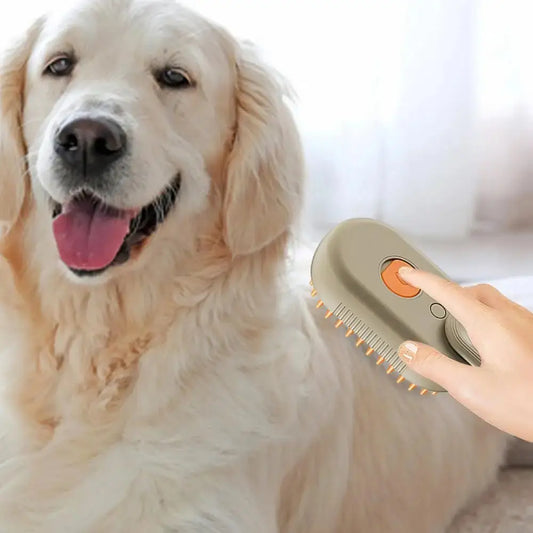 SteamBrush Pets: El poder del vapor para un pelaje suave, limpio y sin nudos.