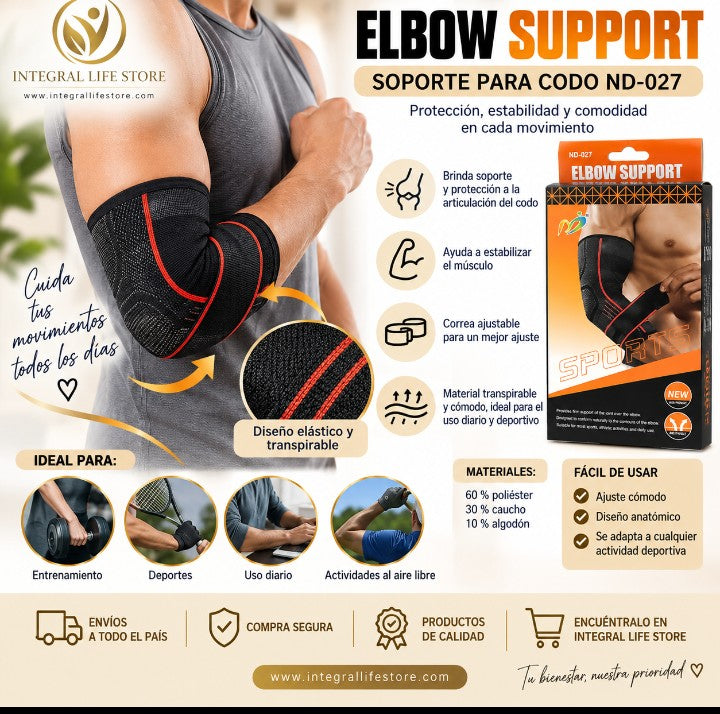 ElbowPro | Soporte Ajustable para Codo/ Epicondilitis