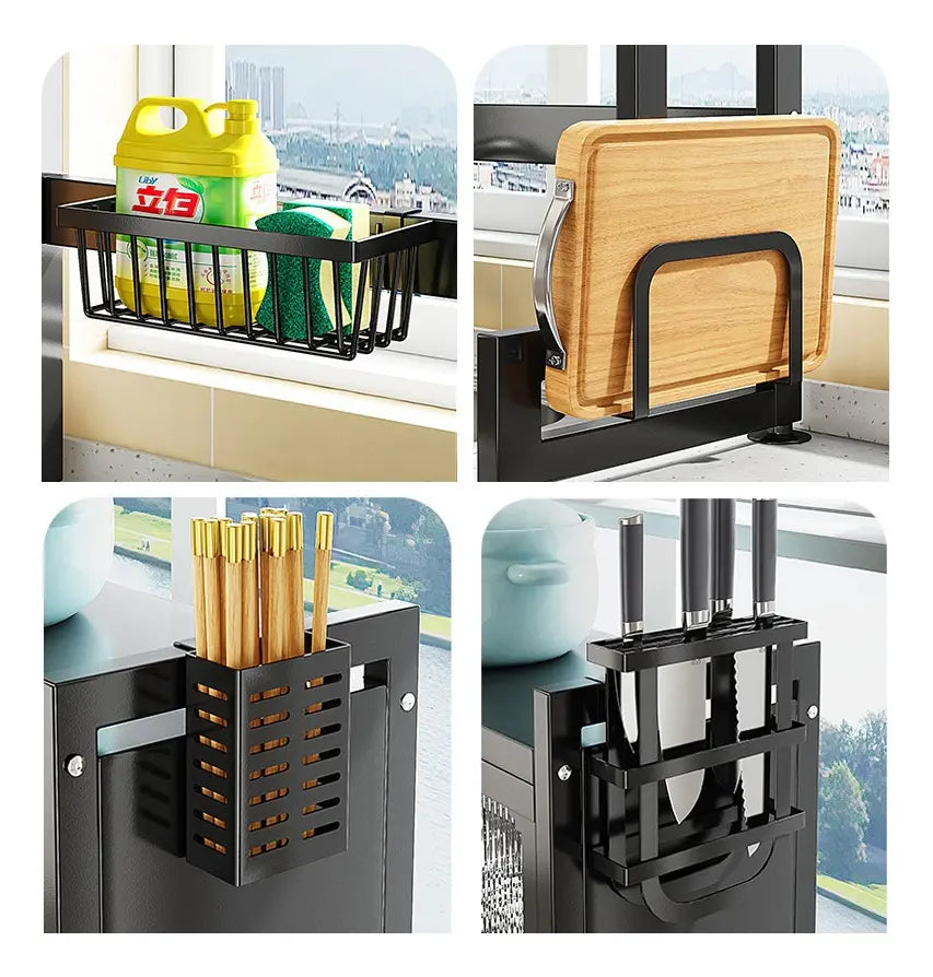 KitchOrganiza: Estabilidad total, orden perfecto, El escurridor inteligente de 2 niveles. Acero inoxidable, estabilidad con ventosas y orden total en segundos.