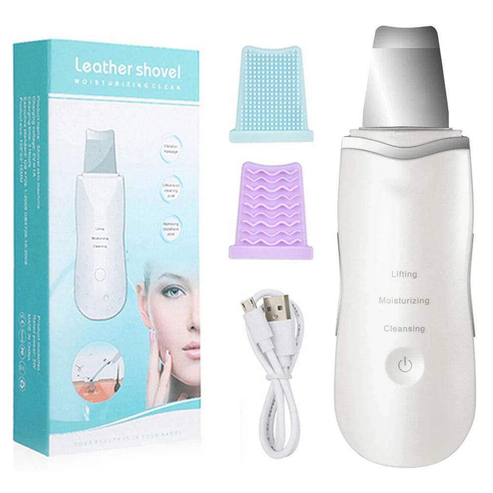Máquina exfoliante facial con pala, espátula exfoliante ultrasónica