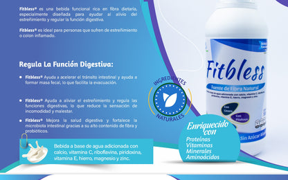 Bebida Funcional Rica en Fibra- Fitbless