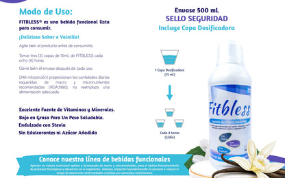 Bebida Funcional Rica en Fibra- Fitbless