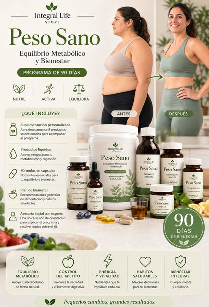 Peso Sano Kit Personalizado para el Equilibrio Metabólico y el Bienestar