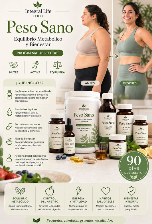 Peso Sano Kit Personalizado para el Equilibrio Metabólico y el Bienestar