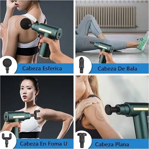 Pistola masajeadora para cuerpo Fisioterapia . Massageador Elétrico