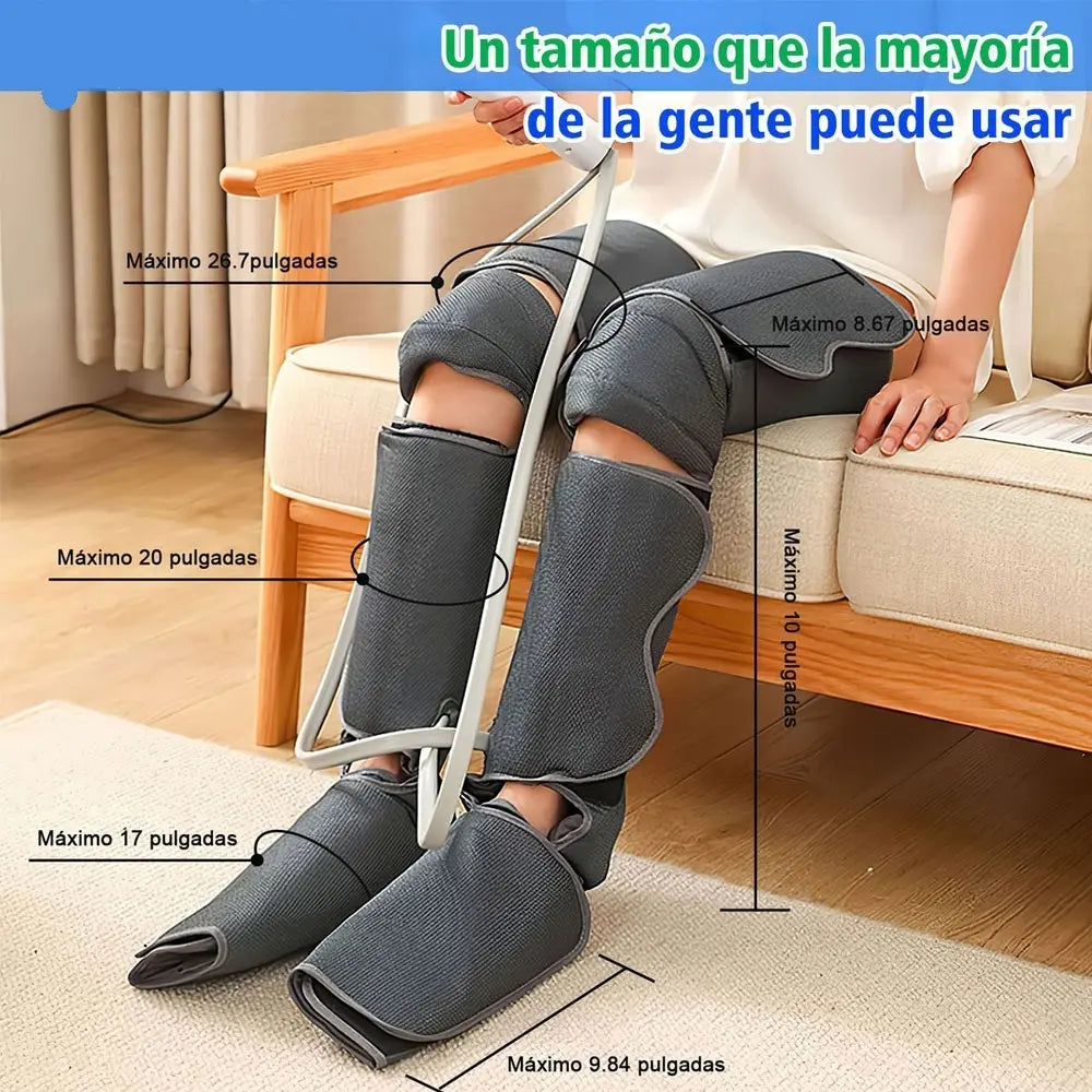 Masajeador Semi Profesional de Piernas Con Presión de Aire