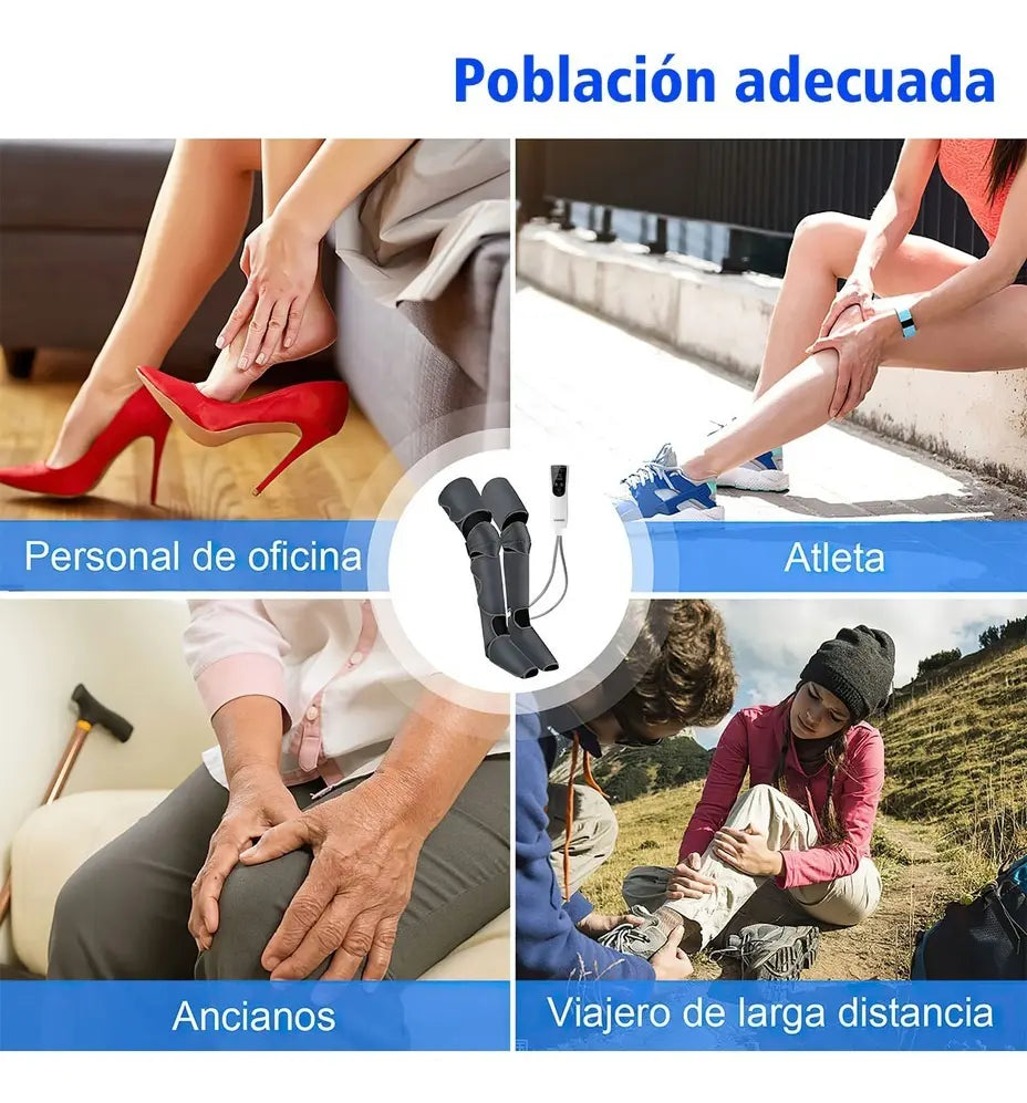 Masajeador Semi Profesional de Piernas Con Presión de Aire