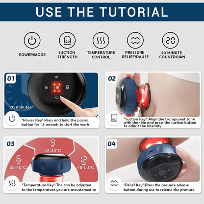 CuppingPulse Tech: Tecnología dinámica para liberar la tensión muscular. 100% Original