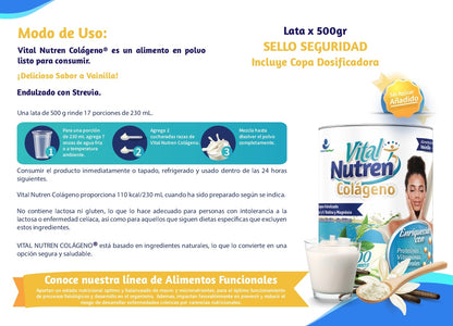 Alimento Funcional-Colágeno-Vital Nutren®